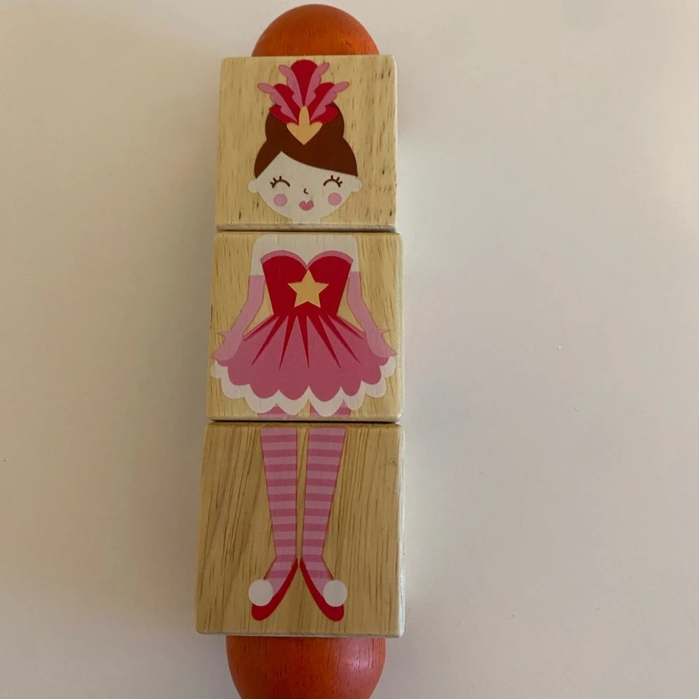 New Tender Leaf Circus Twister Wooden Puzzle - Picture 3 of 4